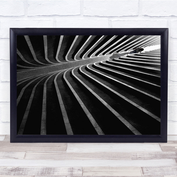 Step Up To The Light Pattern Abstract Wall Art Print