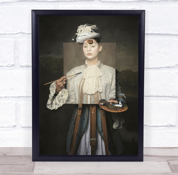 Portrait Fine Art Painting Myself Wall Art Print