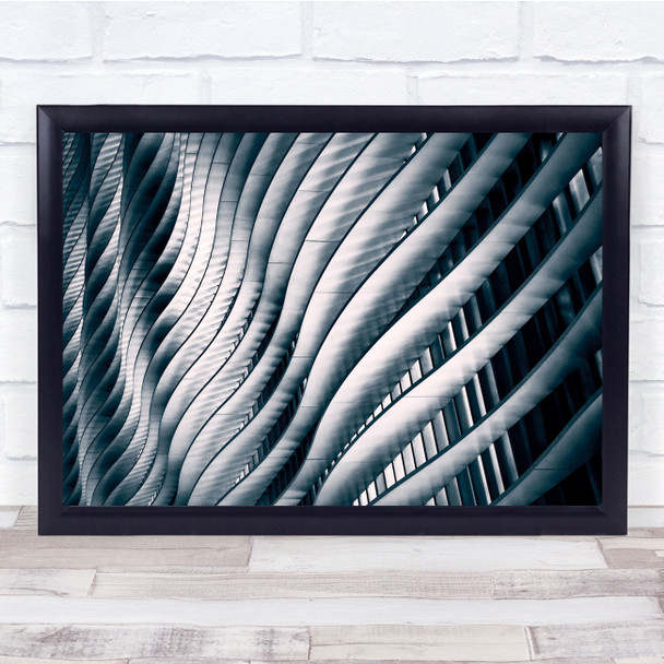 Terminal Structure Shiny Texture Wall Art Print