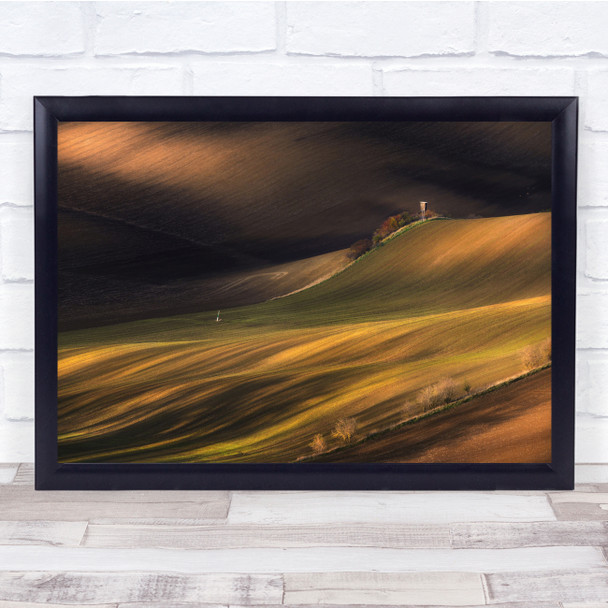 Fertile Land Free Field blurred Wall Art Print