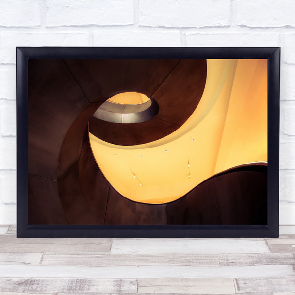 Twists And Turns Abstract Slide Wall Art Print