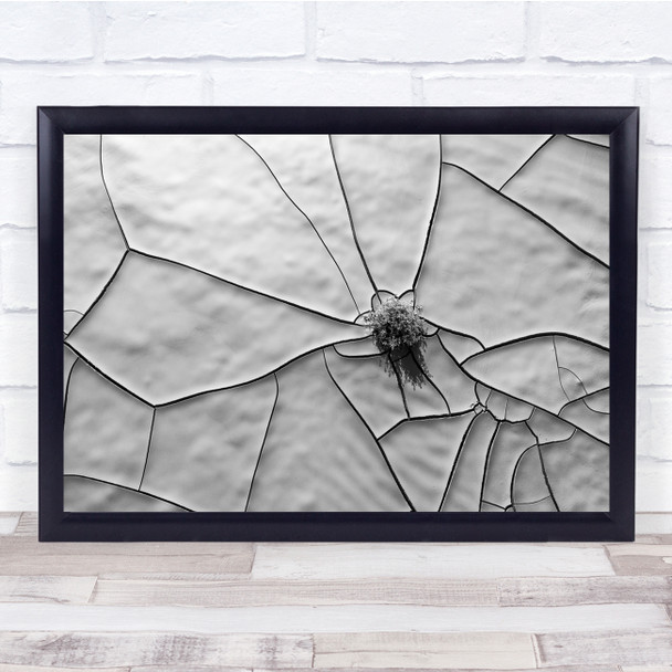 Clay Cracks Oman Desert Nature Wall Art Print