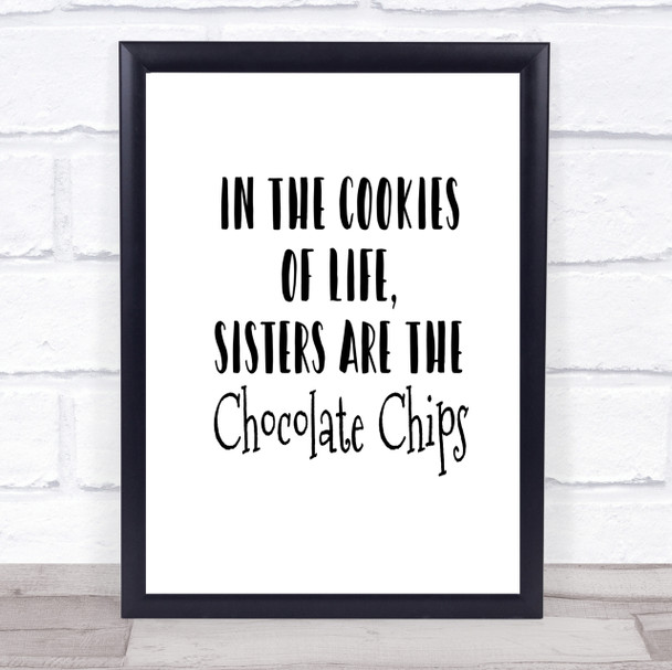 In The Cookies Of Life Quote Print Poster Typography Word Art Picture In The Cookies Of Life Quote Print Poster Typography Word Art Picture