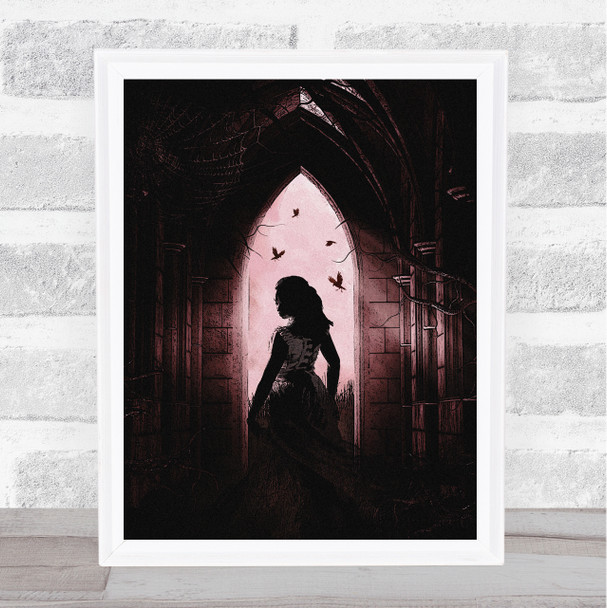 Gothic Arch Woman Home Wall Art Print