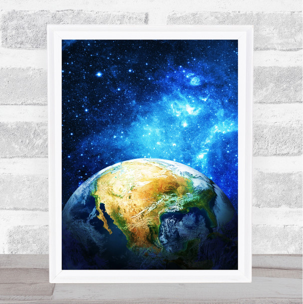 Celestial Collection Planets Space Design 5 Home Wall Art Print