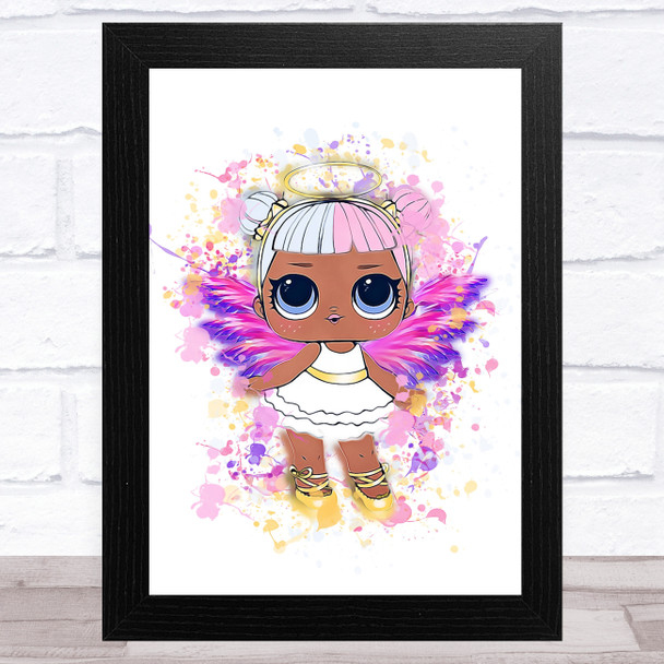 Sugar Surprise Lol Doll Splatter Art Children's Kid's Wall Art Print