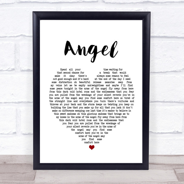 Sarah McLachlan Angel Heart Song Lyric Quote Print