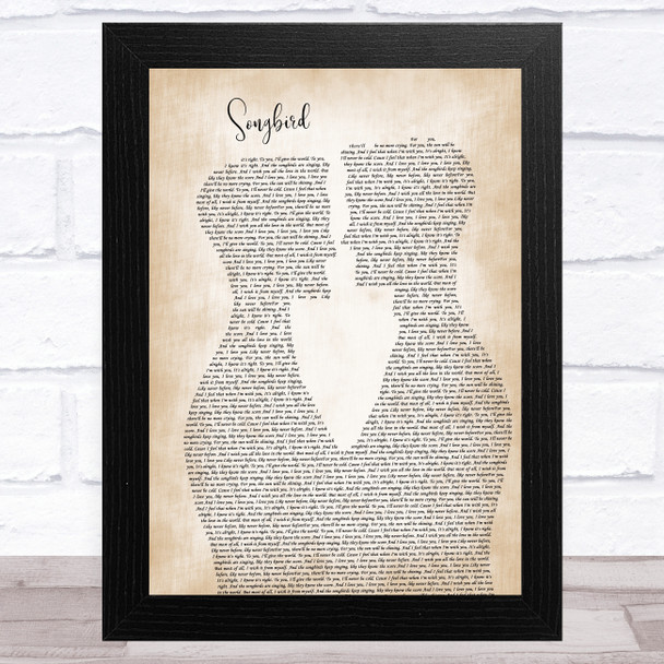 Fleetwood Mac Songbird Two Men Gay Couple Wedding Song Lyric Music Art Print