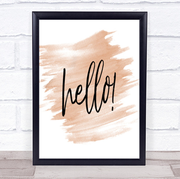 Hello Fancy Quote Print Watercolour Wall Art Hello Fancy Quote Print Watercolour Wall Art