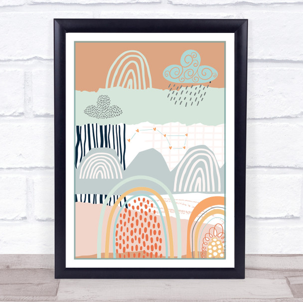 Abstract Rainbow Art Adventure & Dreams Wall Art Print