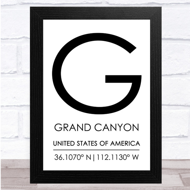 Grand Canyon United States Of America Wall Art Print