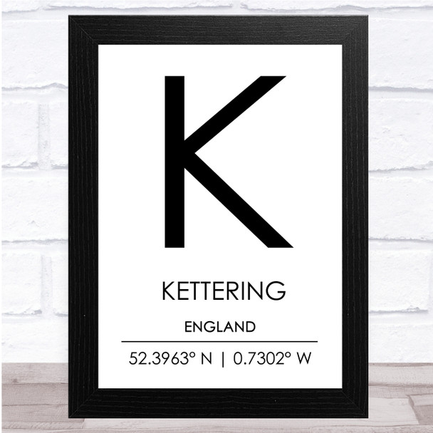 Kettering England Wall Art Print