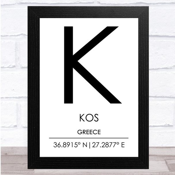 Kos Greece Wall Art Print