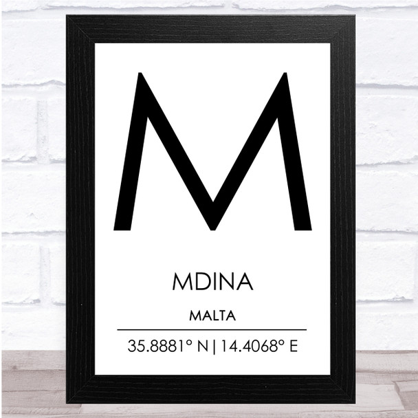 Mdina Malta Wall Art Print