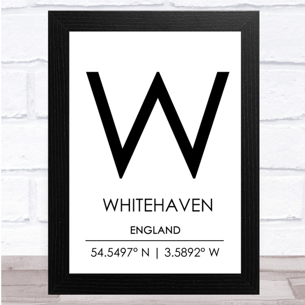 Whitehaven England Wall Art Print