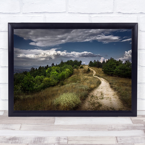 Fields And Sky Wall Art Print