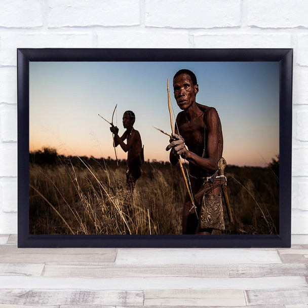 Hunters Hunt Hunter Hunting Arrow Bow Indigenous Ethnic Wall Art Print Hunters Hunt Hunter Hunting Arrow Bow Indigenous Ethnic Wall Art Print