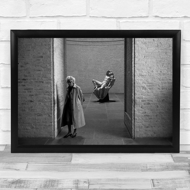 Love me or leave Museum Leaving Abandoned Street Lady Old Woman Wall Art Print Love me or leave Museum Leaving Abandoned Street Lady Old Woman Wall Art Print