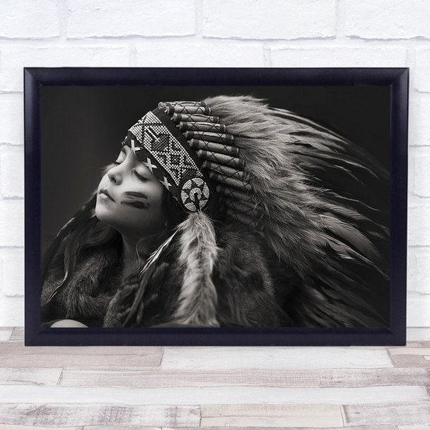 Native American Feather Feathers Child Childhood Dream Wall Art Print Native American Feather Feathers Child Childhood Dream Wall Art Print
