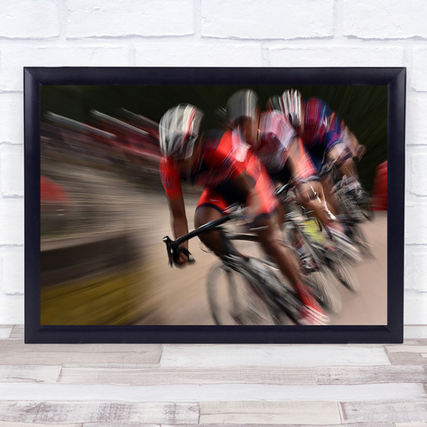 Full Speed Action Blur Blurry Motion Race Competition Championship Art Print