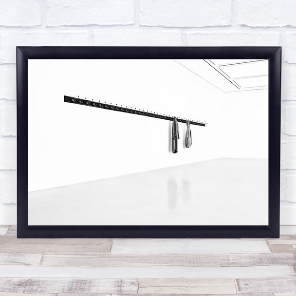 Forget Room Abstract Dressing Hanger Hanging Wall Art Print