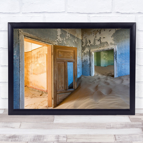 Vanish Into Oblivion Luederitz Jugend Abandoned Paint Sand Wall Art Print
