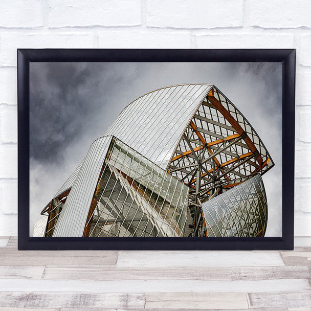 Architecture Paris Building Modern Abstract Louis Vuitton France Wall Art Print