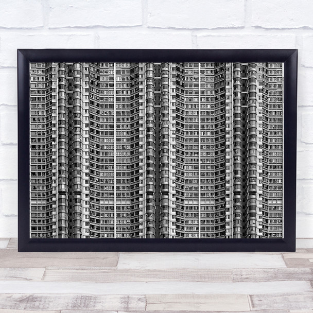 Better Know Where Your Flat Is Architecture Abstract Pattern Wall Art Print