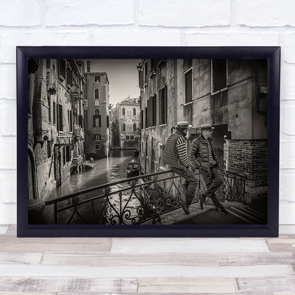 Gondolieri Venice Italy Travel Tourism Holiday Vacation Canal Wall Art Print Gondolieri Venice Italy Travel Tourism Holiday Vacation Canal Wall Art Print