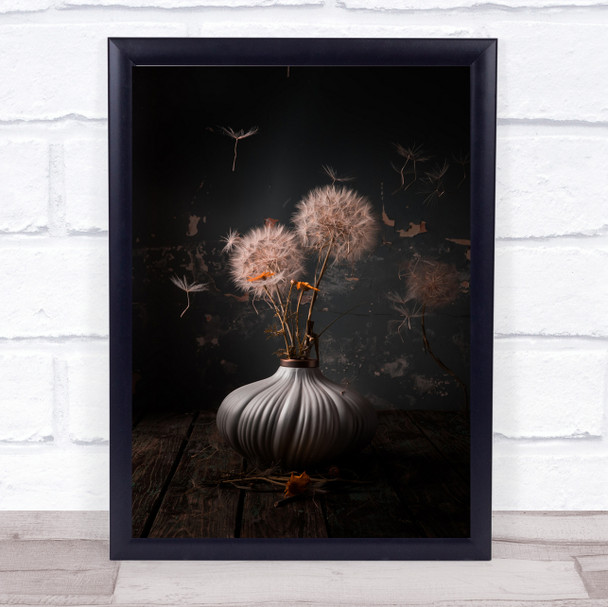 Feel The Spring Flower Flowers Seedlings Seeds Seed Vase Wall Art Print