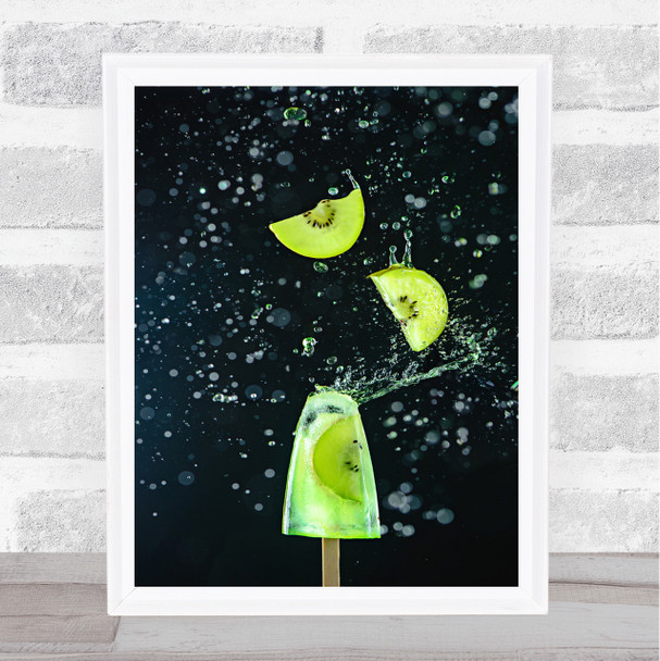 Action Kiwi Popsicle Wall Art Print