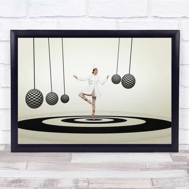 Perpetuum Mobile Creative Edit Ball Balls Checkers Checkered Wall Art Print Perpetuum Mobile Creative Edit Ball Balls Checkers Checkered Wall Art Print