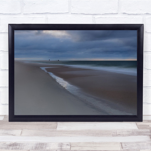 After Covid 19 Season Sea Beach Shore Ocean Water Landscape Wall Art Print