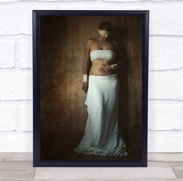 Hurts Female Portrait Dark Koprivnica Dress Skirt Old House Wall Art Print Hurts Female Portrait Dark Koprivnica Dress Skirt Old House Wall Art Print