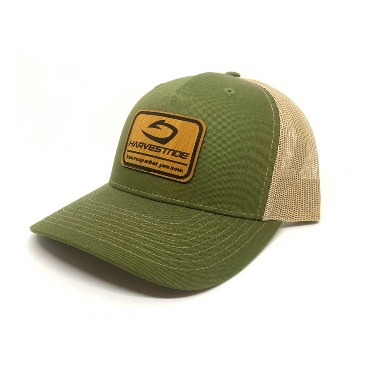 Tan Mesh Patch Cap 