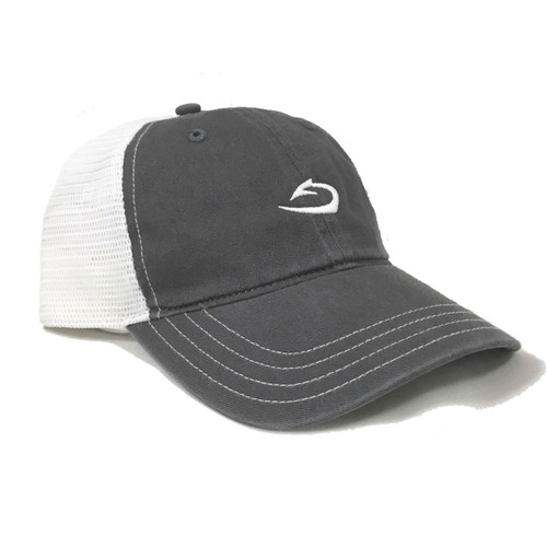 Harvest Tide Low Profile Charcoal and White Mesh Back Cap display picture 2