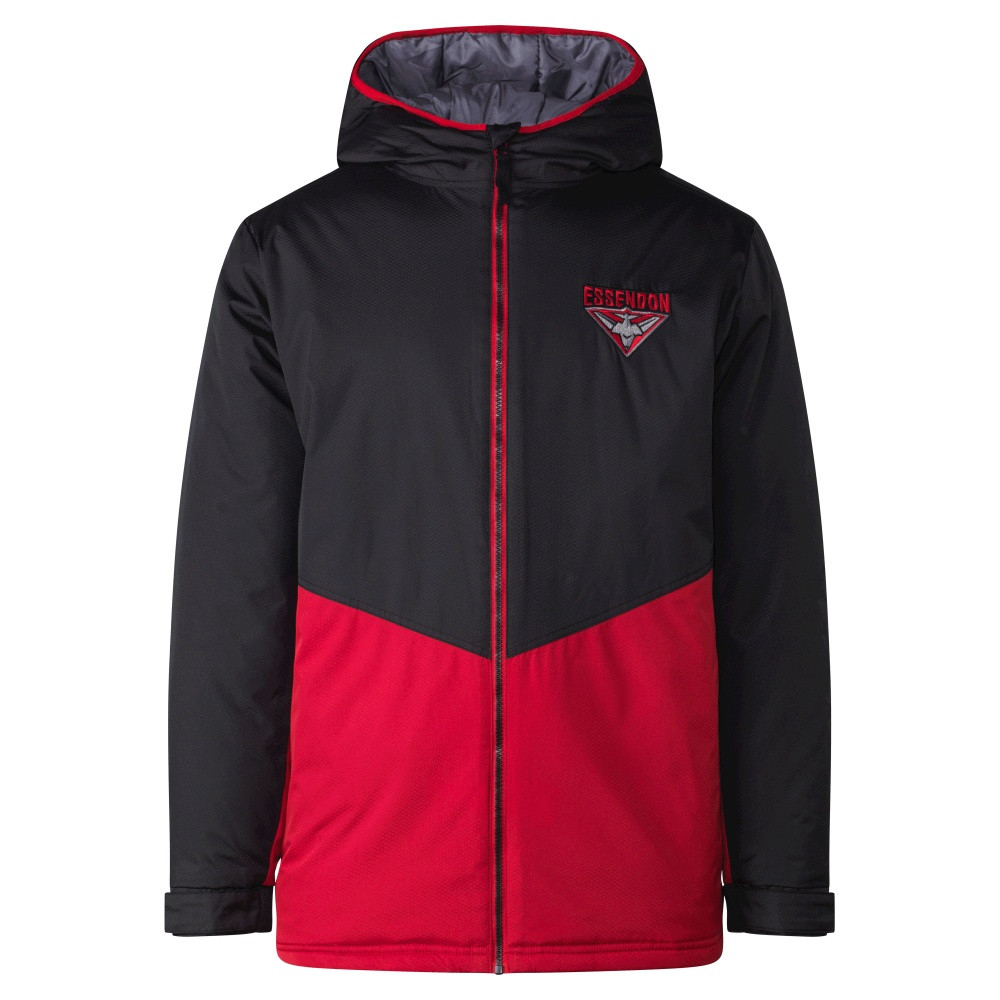 red stadium jacket
