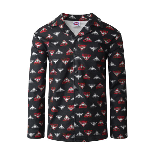 Essendon Mens Flannelette PJ Set