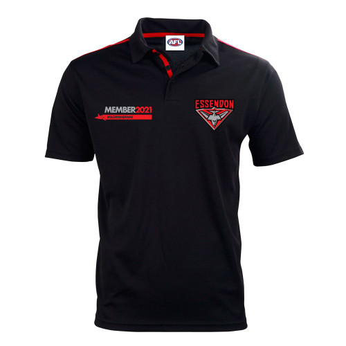 Essendon Members 2021 Adults Big & Tall Polo