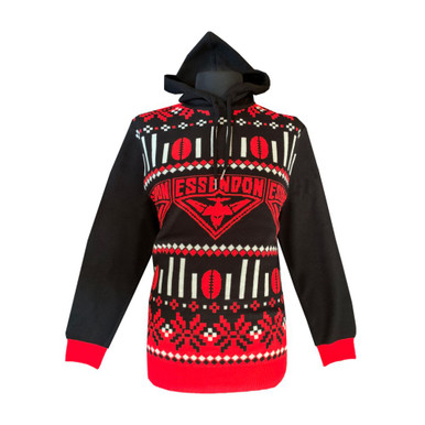 Essendon Mens Hooded Ugly Sweater