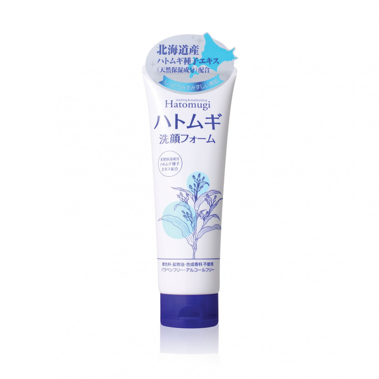 hatomugi facial foam