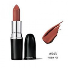 M.A.C Lustreglass Sheer-Shine Lipstick #543 POSH PIT 3g M.A.C Lustreglass Sheer-Shine Lipstick #543 POSH PIT 3g