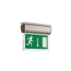 Recessed LED Blade-Lite Maintained 3 Hour DS Addressable Emergency Light in Black Finish
