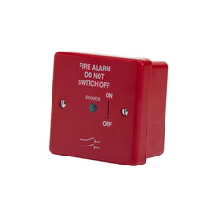 HAES Fire Alarm Isolate Switch - Red - Surface