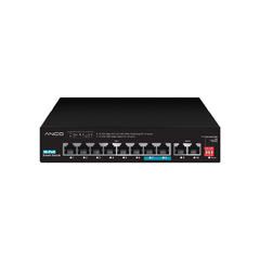 Anco 8 Port Unmanaged POE Smart Switch with 2 Additional Gigabit Uplink. POE+ and HiPOE