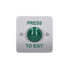 CDVI Standard green dome exit button, surface mount