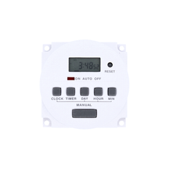 Digital 7-day timer, 12Vac/dc