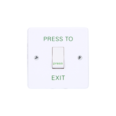Plastic exit button, standard, flush mount