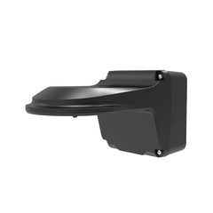 Fixed Dome Outdoor Wall Mount - Black