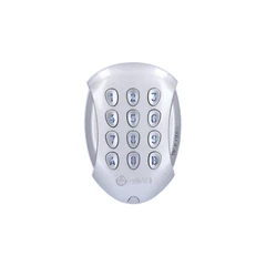 Stylish backlit keypad with Bluetooth option, silver